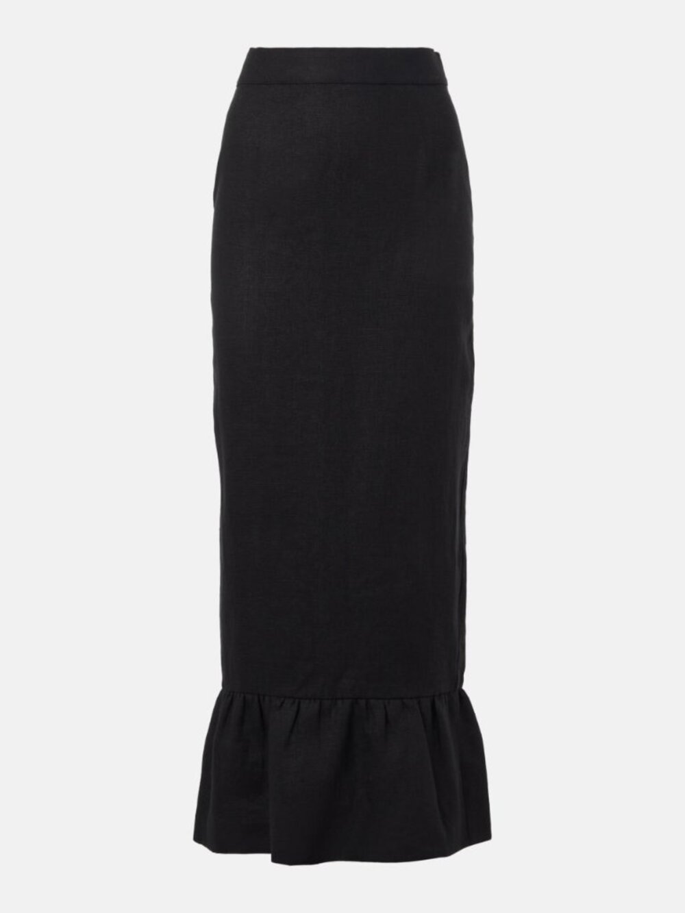 Posse NWOT Matilda tiered linen pencil skirt S - Picture 4 of 14